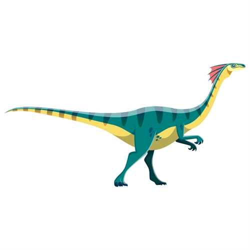Gallimimus Dinosaur Sticker